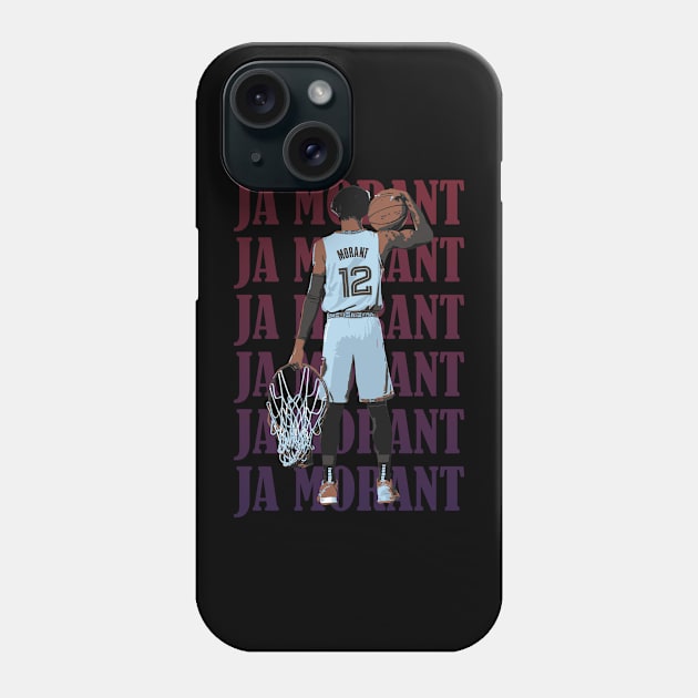 Ja Morant Phone Case by CoconutSportsCo