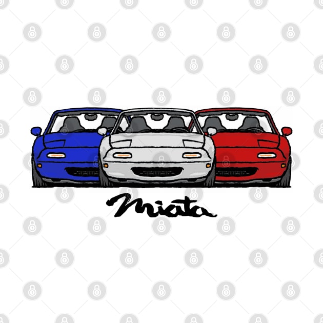 MX5 Miata NA Trio by Woreth