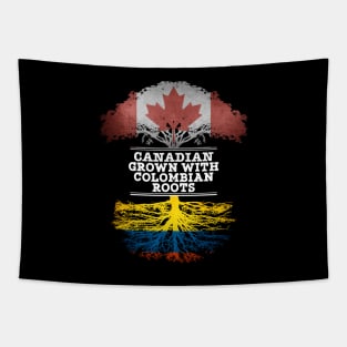 Canadian Grown With Colombian Roots - Gift for Colombian With Roots From Colombia Tapestry