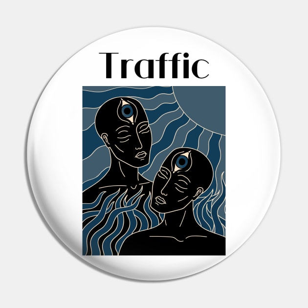 The Dark Sun Of Traffic Pin by limatcin