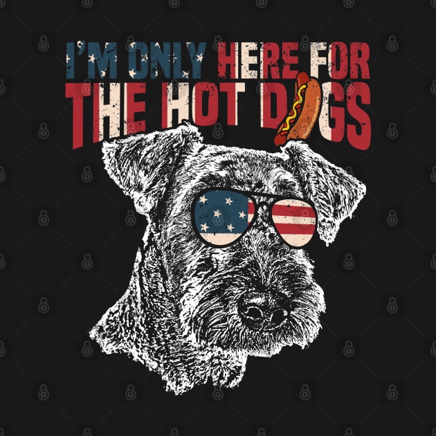 Airedale Terrier Shirt Funny 4th of July by Madfido