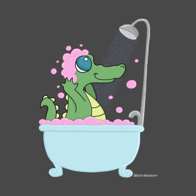 Alligator Bath by beanblossomr