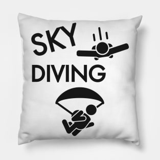 Parachute Skydiving Skydive Parachutists Pillow