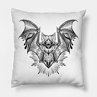 Blood Sucker, Vampire Bat. Pillow