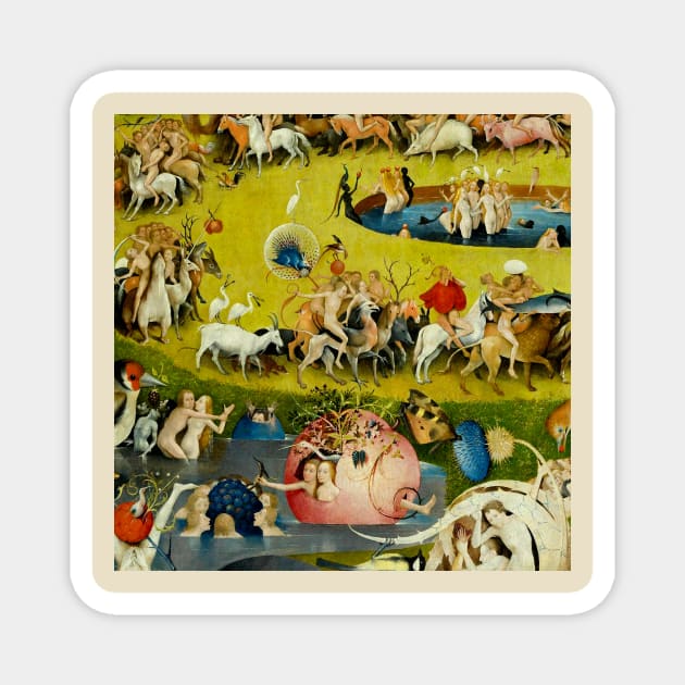 The Garden of Earthly Delights 3 Magnet by truthtopower