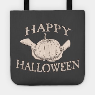 Sepia Halloween Pumpkin Tote