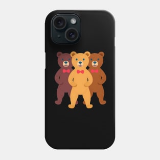 Three Bears Phone Case