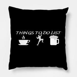 Things To Do List - Mountain Climber Pillow