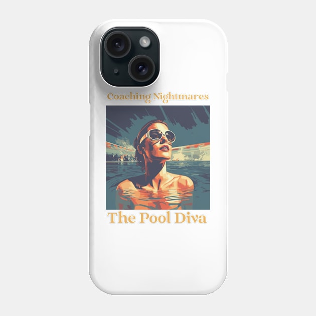 swim instructor, swim coach, swimming trainning, fun designs v1 Phone Case by H2Ovib3s