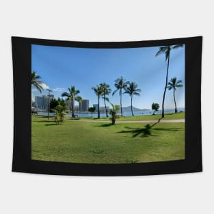 Magic Island, Ala Moana, Honolulu, Hawaii Tapestry