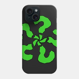 Green Question mark Phone Case