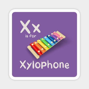 X is for Xylophone Magnet