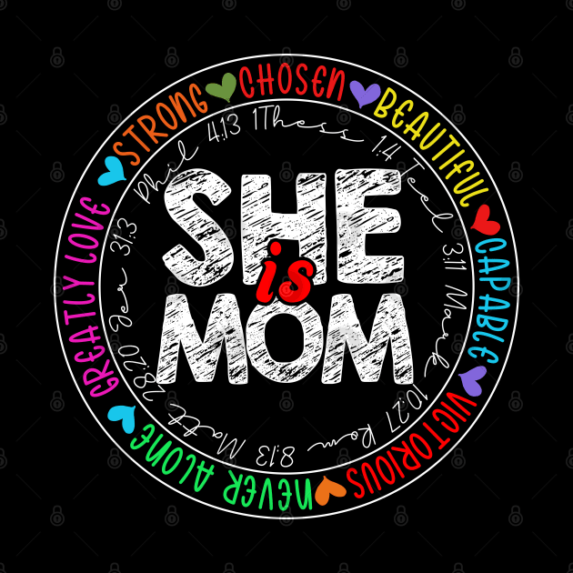 She is Mom Religious Believe Verses Christian Mothers Day by AngelGurro