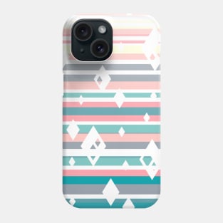 Ombre Diamond Stripes Pattern Phone Case