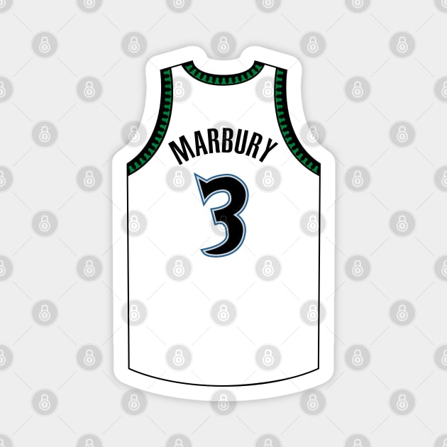 Stephon Marbury Minnesota Jersey Qiangy Magnet by qiangdade