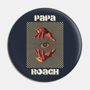 Hand Eyes Papa Roach Pin