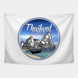 Tropical beach Thailand Tapestry