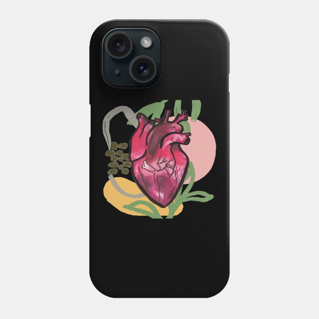 Have you ever seen my heart? Phone Case by Art by Ergate