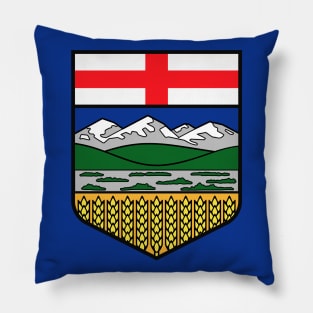 Flag of Alberta, Canada Pillow