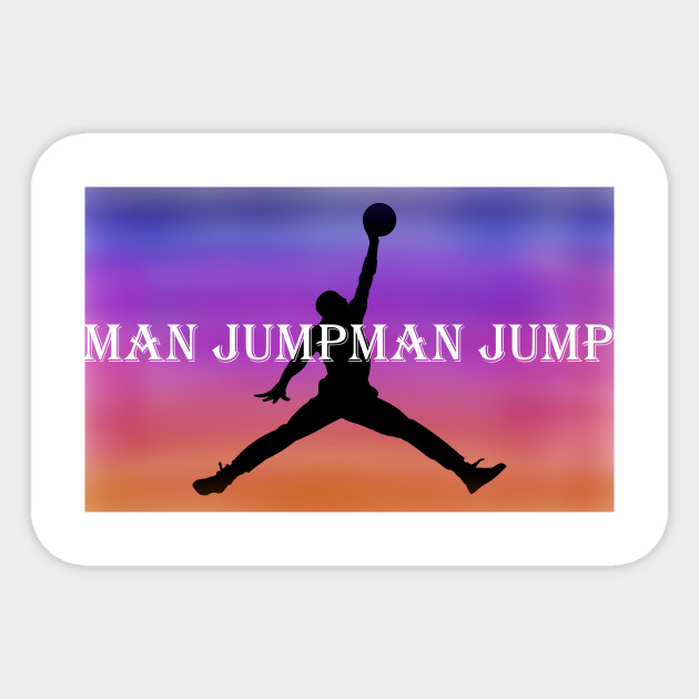 Sunset Jumpman Jumpman Sticker Teepublic