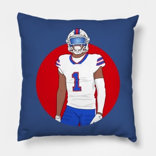 sanders and buffalo Pillow