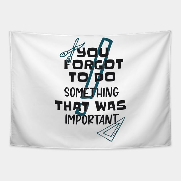 Homework Teacher School Funny Quote Tapestry by Foxxy Merch