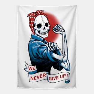 Never give up Tapestry