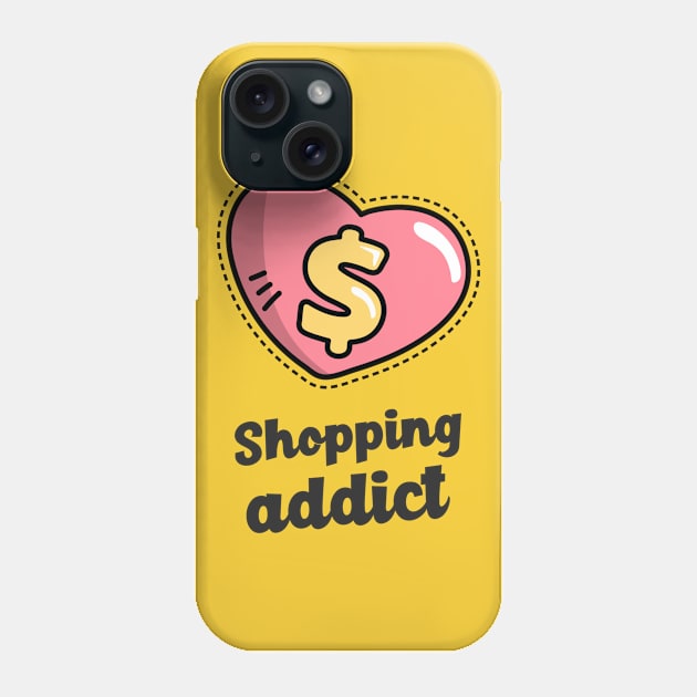 Shopping Addict Phone Case by soondoock