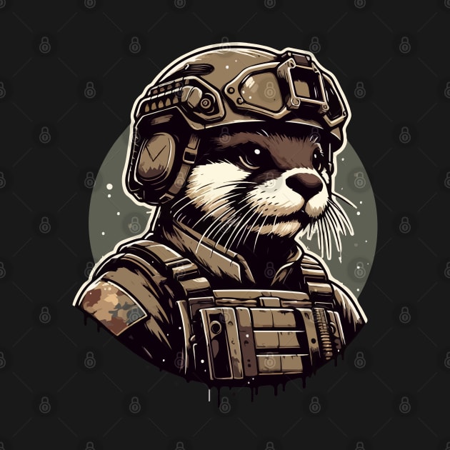 Otter Soldier by TomFrontierArt