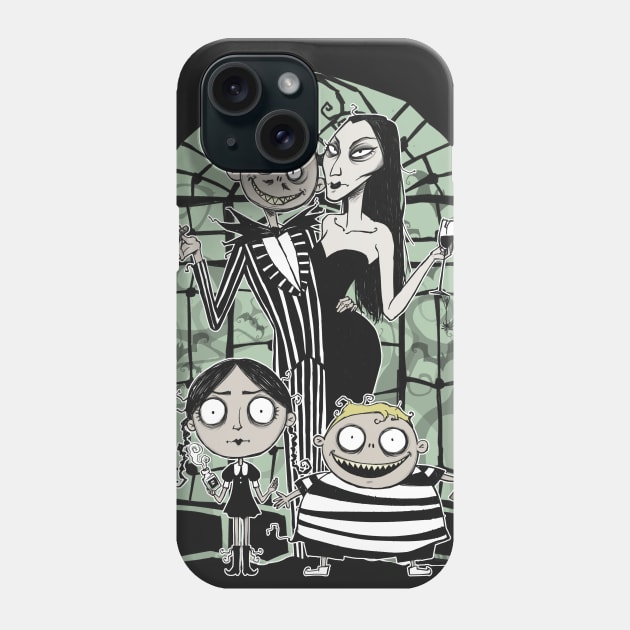 The Addams Nightmare Phone Case by ursulalopez