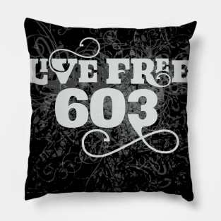 Live Free 603 Pillow