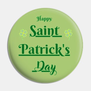 Saint Patrick's Day Pin