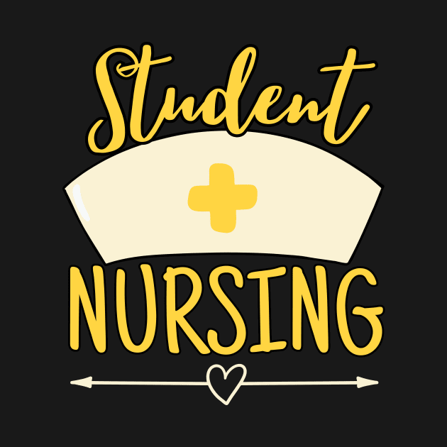 Pastel Nurse Students Nursing Yellow by LenaArt