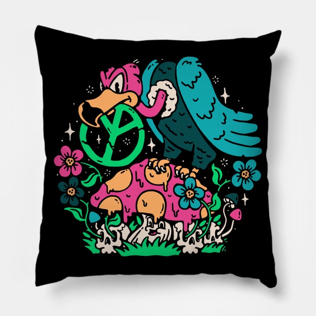 No Peace Pillow by Dustin Wyatt Design