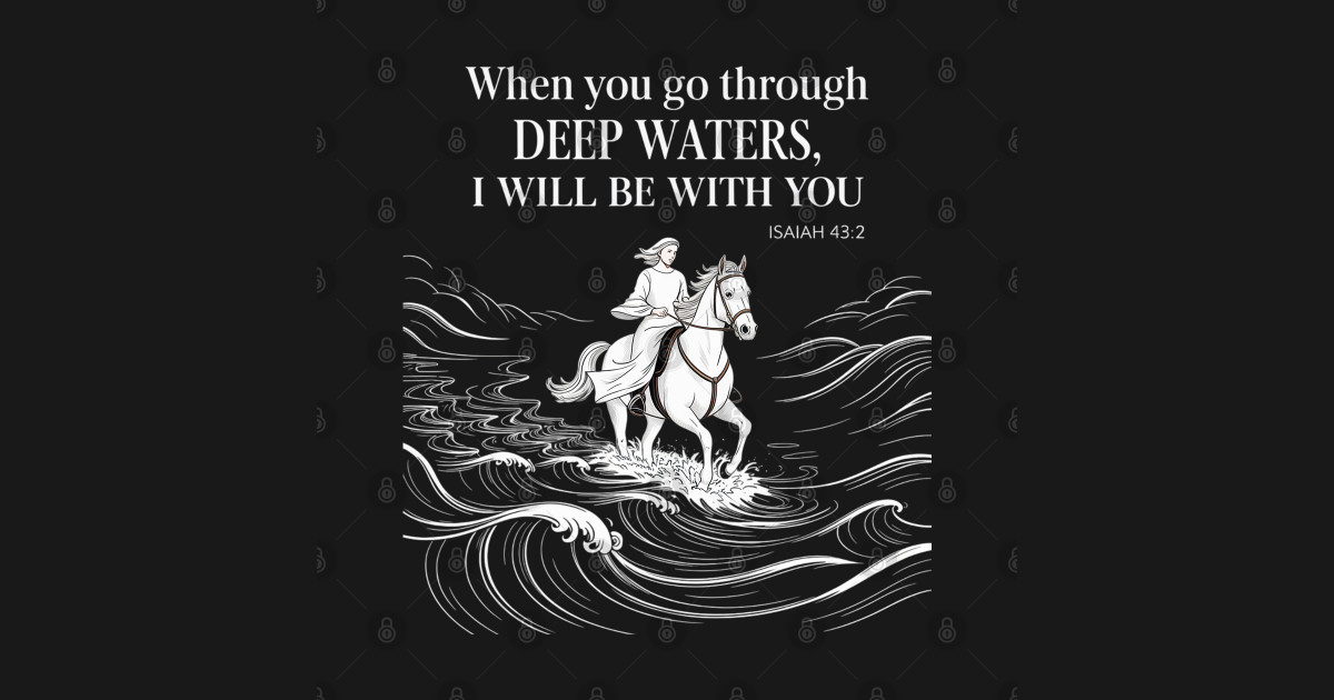 You Go Through Deep Waters - You Go Through Deep Waters - T-Shirt ...