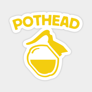 Pot Head: Funny Coffee Addiction Magnet