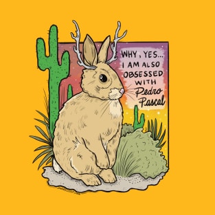 Obsessed with Pedro Pascal Jackalope T-Shirt