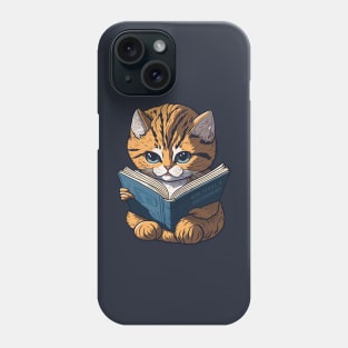 Reading Cat Phone Case