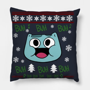 BUH-mas sweater Pillow