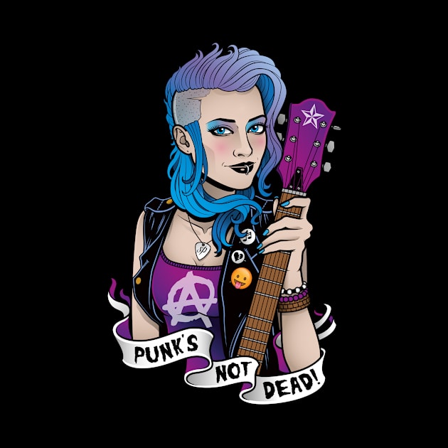 Punk's Not Dead by samphillipsillustration