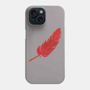 Red Parrot Feather Phone Case