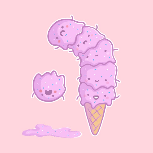 Super Cute Ice Cream Disaster by perdita00