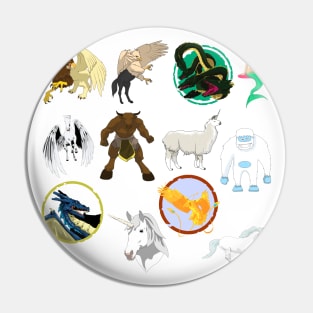 Mythology Sticker Pack Pin