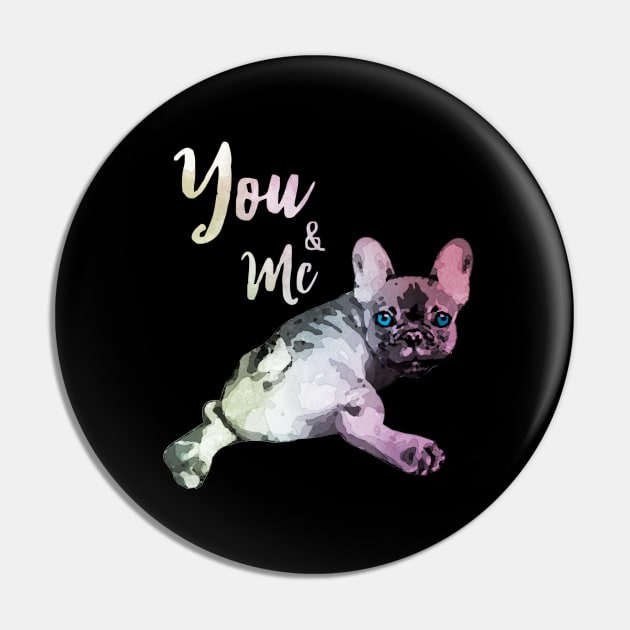 French bulldog you and me Pin by Collagedream