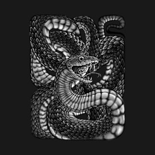 Snake in a Box B&W T-Shirt