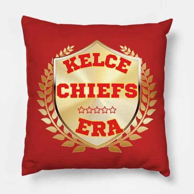 Travis Kelce Pillow by Charlie Dion