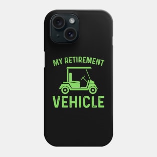 Funny golf retirement party women retired golf players Phone Case