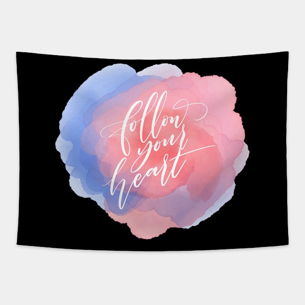 Follow Your Heart Tapestry by Mako Design 