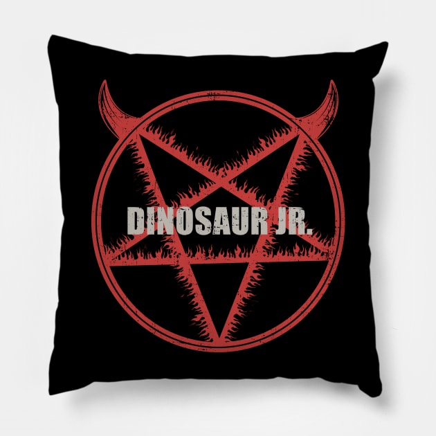 best star vintage dinosaur jr Pillow by MemeFunStudio