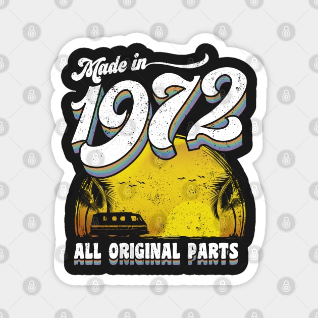 Made in 1972 All Original Parts Magnet by KsuAnn